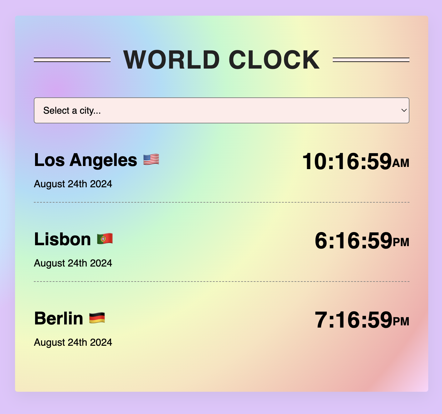 worldclock